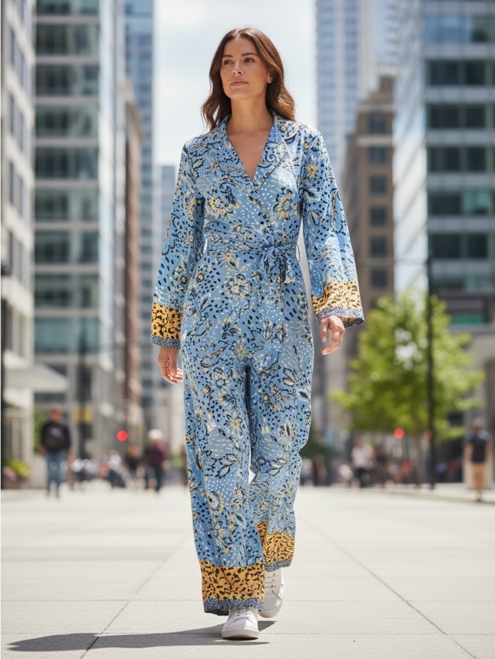 Taj by Sabrina Crippa embroidered jumpsuit